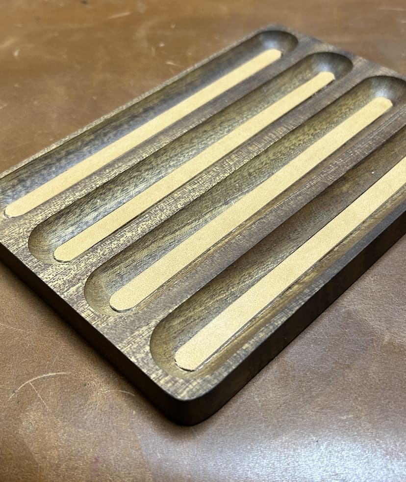 4'lü Kalem Tepsisi - Maun